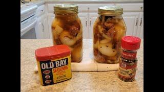 Pickled Eggs with Sausage & Onions (Two Easy Variations)