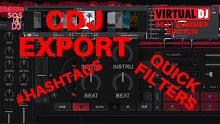 Virtual Dj 2021 CDJ Export Quick Color Filter