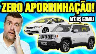 CONFIÁVEIS e BARATOS DE MANTER: MELHORES CARROS até 60MIL REAIS! SUV, SEDÃ, HATCH e AUTOMÁTICO!