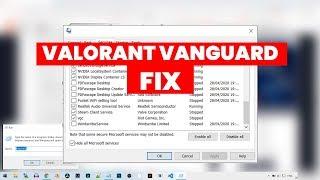 FIX Valorant Vanguard "System Reboot Required" Anti-Cheat Error