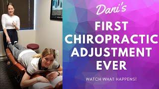 FIRST CHIROPRACTIC ADJUSTMENT EVER | WATCH WHAT HAPPENS