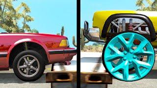 Beamng drive - Large vs Little Wheels #6