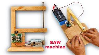 How to Make  Plywood Cutting machine ||  SCROLL SAW machine At Home 775 DC motor || table SAW