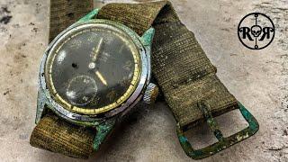 Restoration of a rare vintage ww2 military watch - nickel and chrome plating - Sanford AS1123