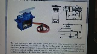 5V SG90 Servo Motor control using ESP8266 NodeMCU