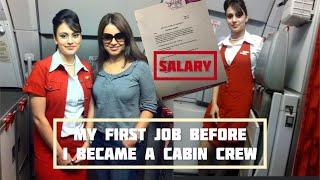 My First Job & pay-check before becoming a cabin crew । Motivational video |Cabin Crew Qatar Airways