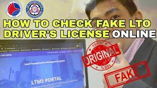 LTO PORTAL and FAKE LICENSE