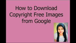 How to Download Copyright Free Images from Google - Sinhala