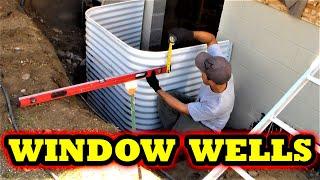 How to install Egress Window Well start to finish DIY