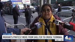 Migrants Reject New NYC Cruise Shelter, Citing 'Very Basic Beds,' 'Cold' Conditions | NBC New York