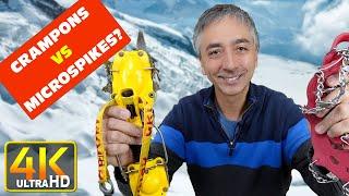 Microspikes vs Crampons - Which to Choose BEGINNER (4k UHD)