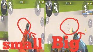 how to make small crosshair in Android.(critical ops).