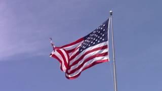 American Flag Waving [Royalty Free Video] 1080p 60fps