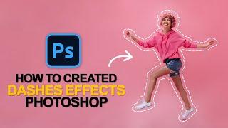 How to Create a Dashed or Dotted Outline Effect in Photoshop | Adobe Photoshop Tutorial