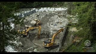 Dam removal time-lapse on Washington's Middle Fork Nooksack River (2020)