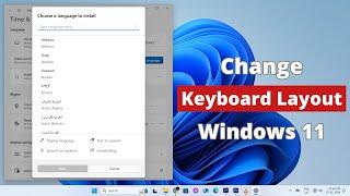 How to Change Keyboard Layout on Windows 11