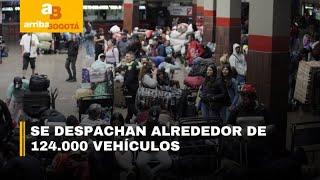 Terminal de Bogotá moviliza a 1,9 millones de pasajeros en fin de año | CityTv