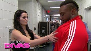 Paige sizes up Big E’s chest muscles: Total Divas Preview Clip, January 11, 2015