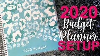 2020 Budget Planner Setup :: Erin Condren Deluxe Monthly