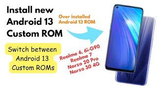 How to switch Android 13 f2fs ROM [] ft. Realme 6785 devices