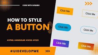 how to style rounded corner button IN HTML AND CSS - CSS CODE FOR BEGINNERS 2024