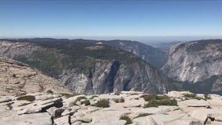 KSEE24/CBS47 reporters make it to top of Half Dome in Yosemite