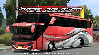 SHARE‼️LIVERY POLOSAN KODENAME JB3 HINO STD MNXRPCXFZ FREE BY ARZZCONCEPTNW || BUSSID 4.2