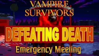 Defeating Death Vampire Survivors X Among Us Emergency Meeting DLC | Imposter Gameplay