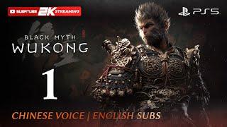 Black Myth Wukong PS5 Gameplay Walkthrough Part 1 - Chinese Voice English Subs