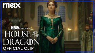 Alicent Hightower Makes A Grand Entrance | House of the Dragon | Max