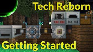 Tech Reborn: Basics (Rubber, Generator, Grinder, and Transformers) | Modded Minecraft Tutorial