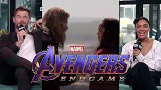 Thor Tries To Kiss Valkyrie (Deleted Scene) / Chris & Tessa Talks Pitching Kiss Scene