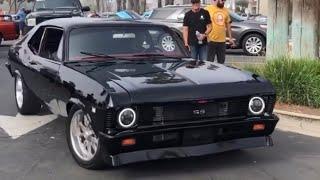 1969 Chevy Nova In Black | Rolling Through-Stunning Car