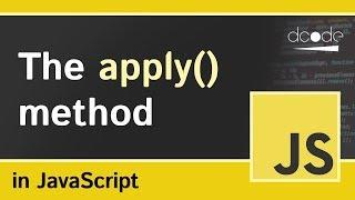 The 'apply' method in JavaScript | Function Apply Explained