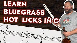 UP YOUR IMPROV GAME! - Hot Bluegrass Licks In G