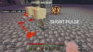 How to turn a constant redstone signal into a pulse