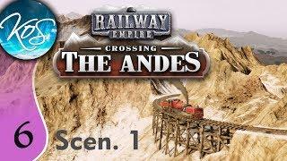 Railway Empire S1 Ep 6: DYNAMIC RAIL STATIONS!!!! - Crossing the Andes DLC!, Let's Play, Gameplay