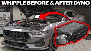 2024 Mustang GT Whipple Install - Before and After Dyno Numbers!