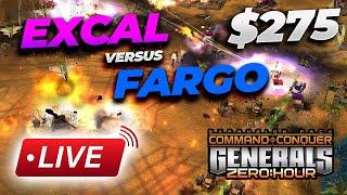 LIVE | C&C Generals Zero Hour | ExCaL vs Fargo (NEW FORMAT)