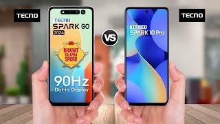 tecno spark go 2024 vs tecno spark 10 pro Specs Comparison