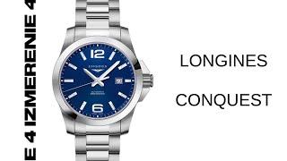 Обзор 4 Измерение LONGINES CONQUEST арт.L3.778.4.96.6