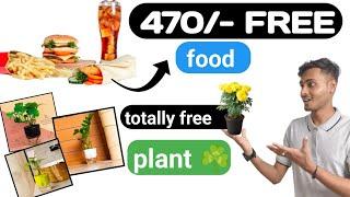 new free plant offer, free 470rs food offer, piyoush offers