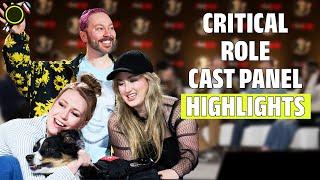 Critical Role Cast Panel | HIGHLIGHTS | Travis Willingham, Taliesin Jaffe & MORE | *  spoilers