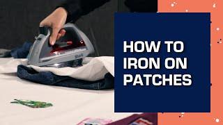 Easy Steps Video | How To Iron On Patches like A Professional! - Official Patch Collection