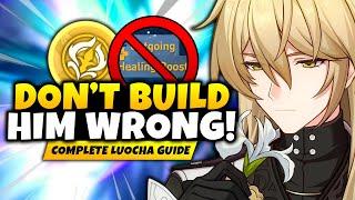 MOST OP HEALER! Best E0 Luocha Guide & Build [Relics, Light Cones, and Teams] - Honkai: Star Rail