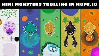 MINI MONSTERS TROLLING in MOPE.IO | KARMA + FUNNY MOMENTS |