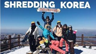 Snowboarding in Pyeongchang, Korea (Travel Asia)