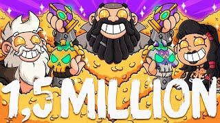 WE STACKED almost 1.5 MILLION GOLD IN LOOT!!