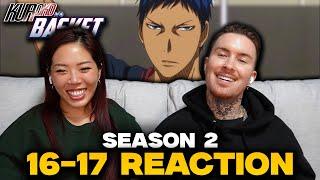 THIS IS GETTING WILD! | Kuroko No Basket Season 2 Ep 16-17 Reaction