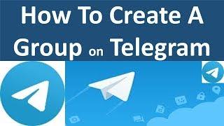 Creating a group on Telegram